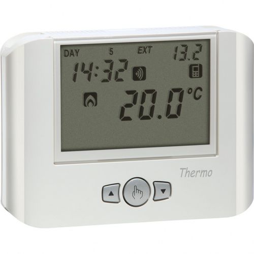 Электронный термостат - THERMO GSM BIANCO - VEMER - программируемый / для системы отопления / настенный