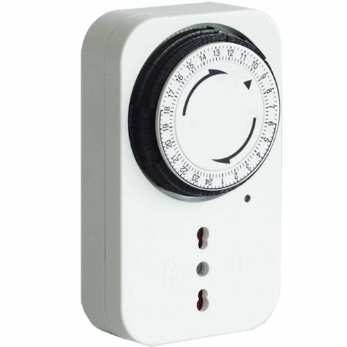 Механический выключатель с часовым механизмом - TWINPLUG-D - VEMER - на DIN-рейке