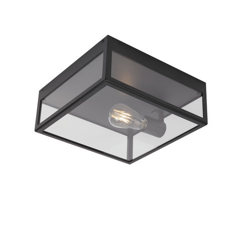 Современный потолочный светильник - POLO - psmlighting - квадратный / из стекла / из нержавеющей стали