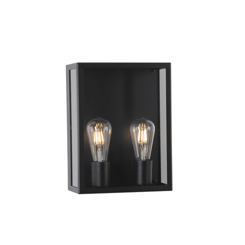 Современный настенный светильник - POLO - psmlighting - для наружного применения / из нержавеющей стали / из стекла