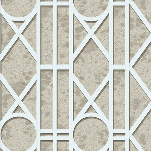 Покрытие для стен для внутреннего пространства - TAKES THE STAGE : MIRROR TRELLIS PANEL - JIM THOMPSON - из ткани / набивное / имитация обоев