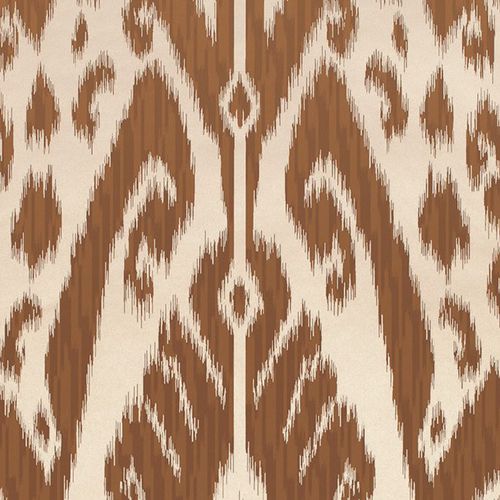Современный обои - HOUSE ON THE KLONG : IKAT - JIM THOMPSON - с рисунком / серый / синий