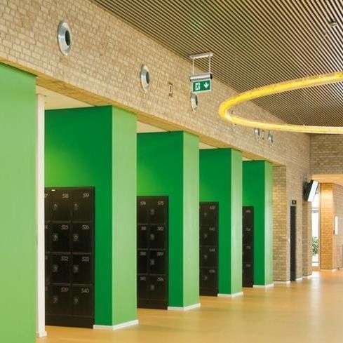 Выступающее аварийное освещение - SLC EL - ESYLUX - прямоугольное / изгибаемое / LED