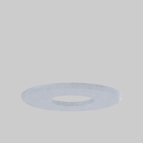 Декоративная панель из ПЭТФ - SONIC ABSORBER RING - XAL - для внутренней компоновки / гладкий / имитация ткани