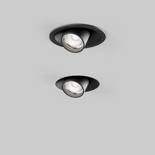 Наполовину встроенный даунлайт - SASSO PRO 80 - XAL - LED / круглый / для интерьера