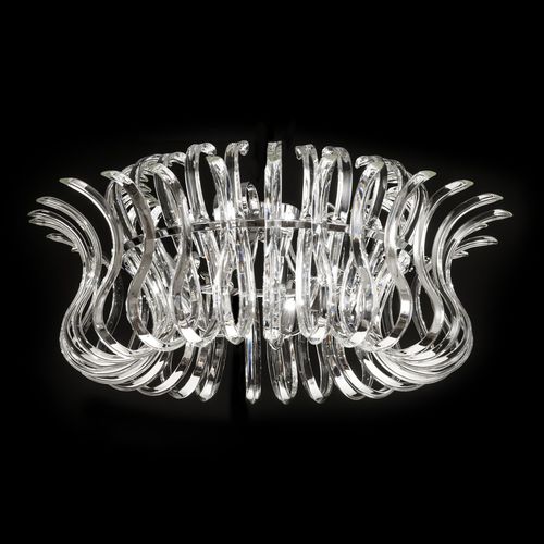 Современный потолочный светильник - WAVE - METAL LUX - из стекла / из металла / LED