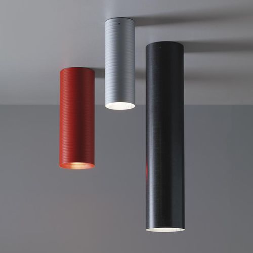 Современный потолочный светильник - TUBE - Karboxx - круглый / из стекловолокна / LED