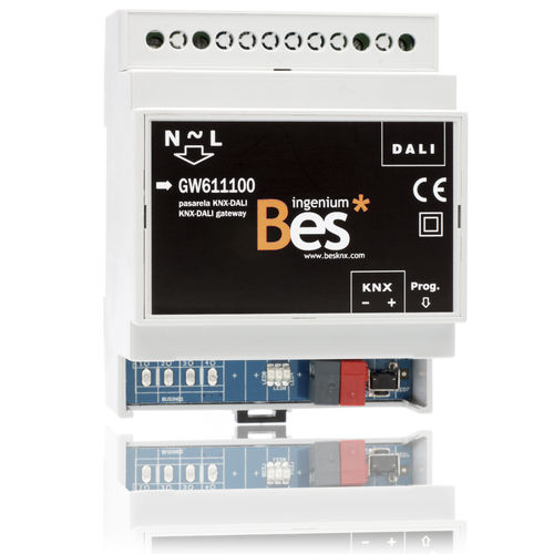 Шлюзовый блок интерфейса - DALIK - Ingenium - BES KNX - на DIN-рейке / для протокола KNX