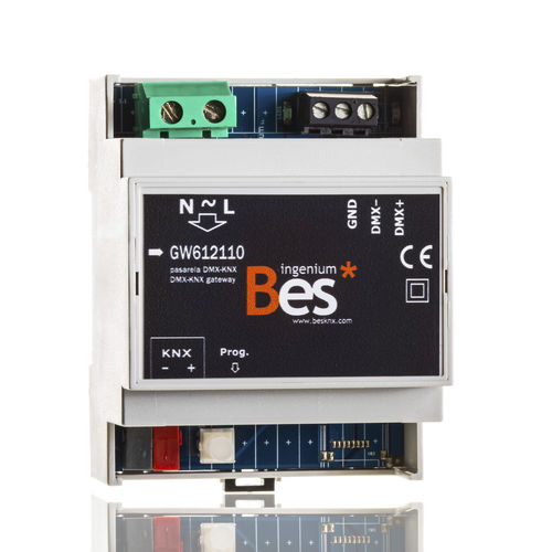 Шлюзовый блок интерфейса - DMXBUS-K - Ingenium - BES KNX - на DIN-рейке / для протокола KNX / DMX