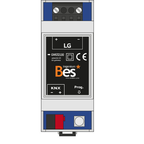 Шлюзовый блок интерфейса - LGAC-D - Ingenium - BES KNX - на DIN-рейке / для протокола KNX