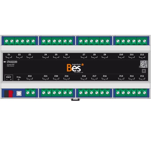 Коммутационный привод для протокола KNX - 22S-K - Ingenium - BES KNX - на DIN-рейке / для профессионального использования / для интерьера
