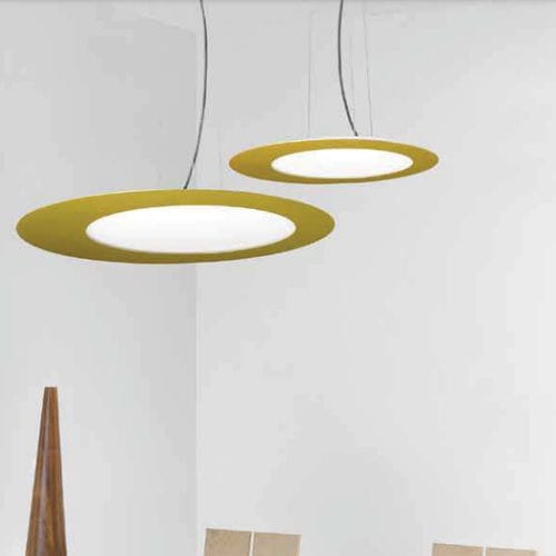 Подвесная лампа - PLANA DECOR - Engi Lighting - из бронзы / из стального листа / из золота