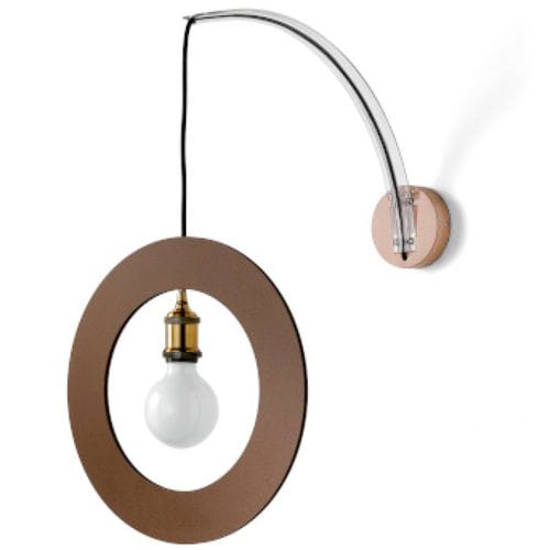 Современный настенный светильник - TUTTONDO - Engi Lighting - для интерьера / из стали / из дерева