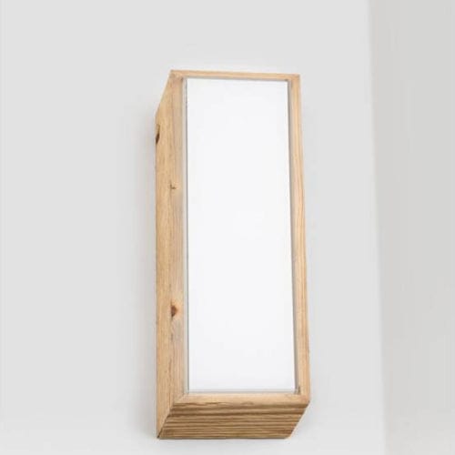 Современный настенный светильник - DIVETRO 33 - Engi Lighting - для интерьера / из стекла / дерево
