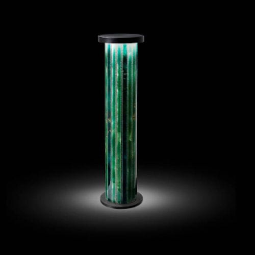 Столбик освещения для сада - GEMINI CANALETTO VERDE - Engi Lighting - современный / из муранского стекла / из нержавеющей стали
