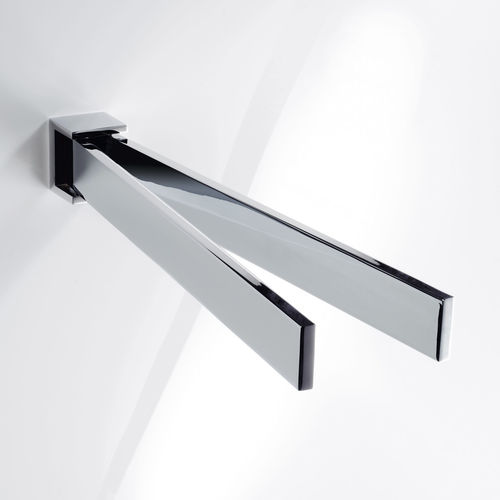 Вешалка для полотенец 2 держателя - BK HTH2 - Decor Walther Einrichtungs GmbH - настенная / из хромированной латуни