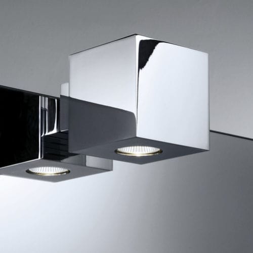 Современный настенный светильник - CUBO - Decor Walther Einrichtungs GmbH - из хромированной латуни / квадратный / для ванной комнаты