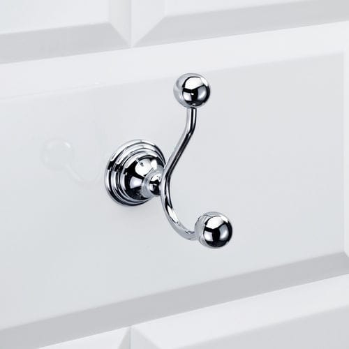 Современный крючок - CL HAK2 - Decor Walther Einrichtungs GmbH - из хромированной латуни / из позолоченной латуни / из никеля