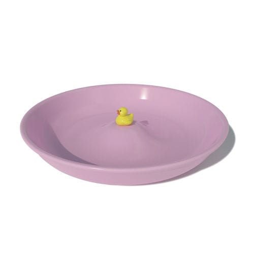 Круглый тарелка - MY BABY DUCK : AX2000  - Axis 71ba - белый / синий / розовый