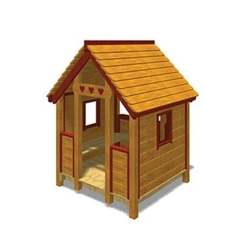 Домик для игр для игровой площадки - FRIENDS HOUSE B  - TLF srl - герметичный / напольный / из дерева