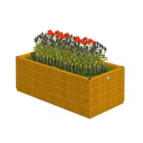 Кадка для садовых растений из дерева - 3.313/C - TLF srl - прямоугольная / классическая / для общественных мест