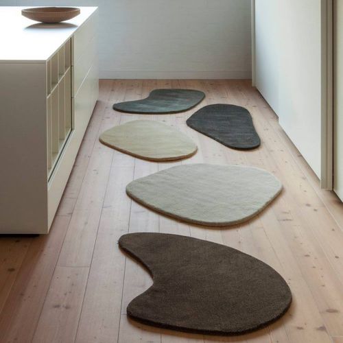Современный ковер - Stone-Wool - nanimarquina - однотонный / из новозеландской шерсти / ручной работы