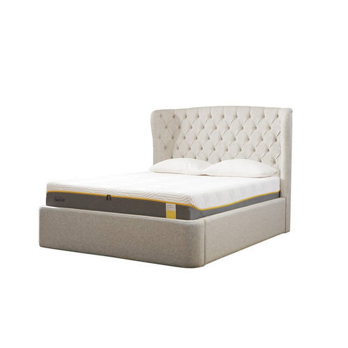 Кровать размер king size - Holcot Ottoman  - TEMPUR - современная / обитая / из ткани