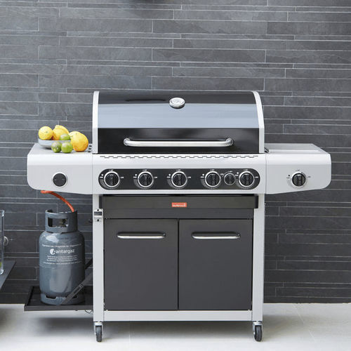 Газовое барбекю - Siesta 612 - BARBECOOK - на роликах / из металла / со встроенным ящиком