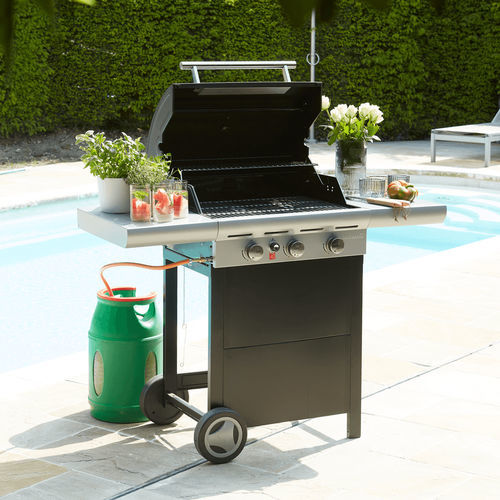 Газовое барбекю - Spring 3002 - BARBECOOK - на роликах / напольное / из металла