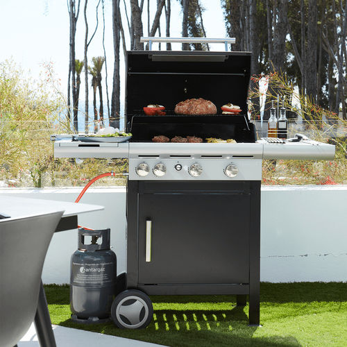 Газовое барбекю - Spring 3212 - BARBECOOK - на роликах / напольное / из металла