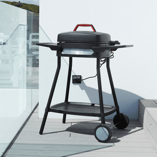 Электрическое барбекю - Alexia 5111 - BARBECOOK - на роликах / напольное / из литого алюминия