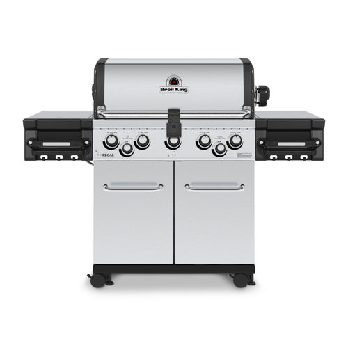 Газовое барбекю - REGAL™ S 590 PRO - Broil King - на роликах / из нержавеющей стали / со встроенным ящиком