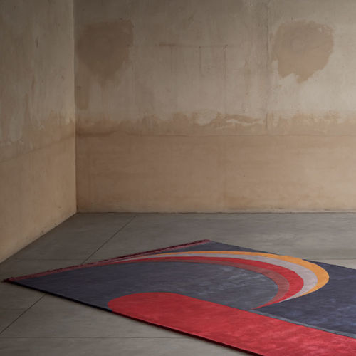 Современный ковер - MRS ROBINSON   - BESANA MOQUETTE - c геометрическим рисунком / из вискозы / прямоугольный