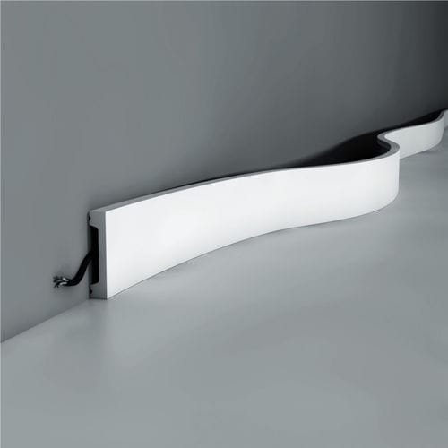 Плинтус из полиуретана - SX157F FLEX - BIANCHI LECCO SRL - прямоугольный / для электросети