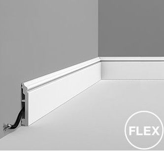 Плинтус из полиуретана - SX173 FLEX - BIANCHI LECCO SRL - молдинг / световой / гибкий