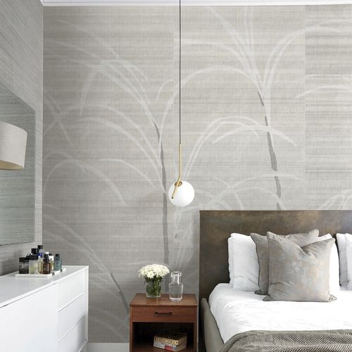 Современный обои - MURALES FLOREALE PH15002 - BIANCHI LECCO SRL - из нетканых материалов / в цветочек / имитация ткани