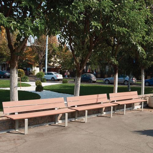 Современная общественная скамейка - DESE - CITY DESIGN - из гальванизированной стали / из окрашенной стали / из термолакированной стали