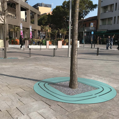 Круговая решетка для деревьев - EL PASO - CITY DESIGN - из гальванизированной стали / из стали, покрытой порошком / ажурная
