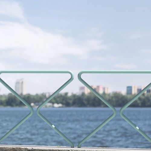Защитный барьер - KNOT - CITY DESIGN - неподвижный / из гальванизированной стали / для общественных мест