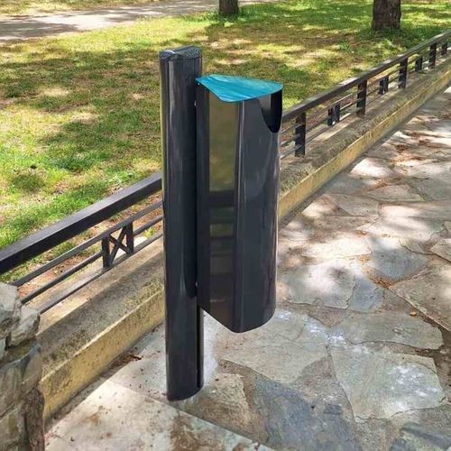 Общественный мусорный контейнер - FIORE - CITY DESIGN - с сортировкой / напольный / из гальванизированной стали