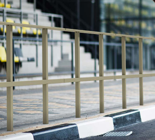 Защитный барьер - TORII - CITY DESIGN - неподвижный / из гальванизированной стали / для общественных мест