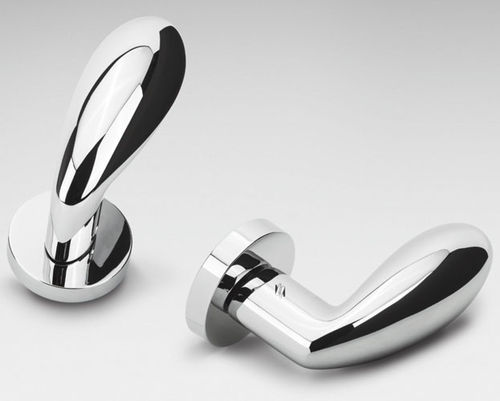 Дверная ручка - DROP - COLOMBO DESIGN - из латуни / современная / хромированная
