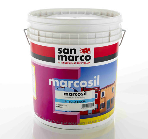 Декоративная краска - MARCOSIL PITTURA LISCIA - San Marco - защитная / для наружного применения / для стены