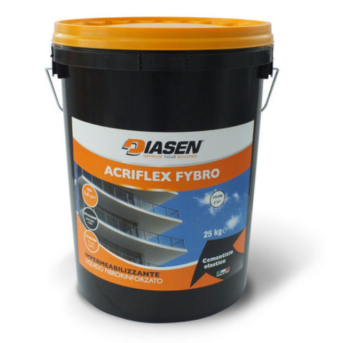 Жидкая гидроизоляция для защиты - ACRIFLEX FYBRO - DIASEN - для кровли / для балкона / для террасы