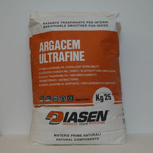Штукатурка для сглаживания - ARGACEM ULTRAFINE - DIASEN - для отделки / изоляционная / для интерьера