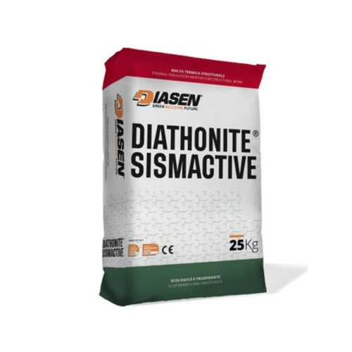 Защитная штукатурка - SISMACTIVE - DIASEN - термоизоляционная / для интерьера / для наружного применения