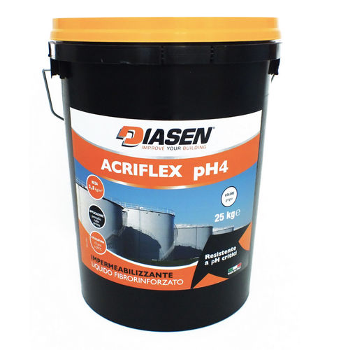 Жидкая гидроизоляция для защиты - ACRIFLEX PH4 - DIASEN - бетон / для проушины / для резервуара
