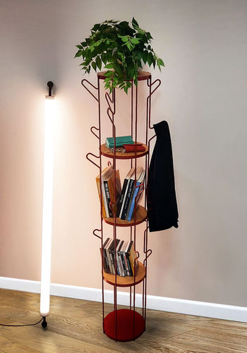 Книжный шкаф уникальный дизайн - ALBERO - PALLUCCO - для профессионального использования / из дерева / из металла
