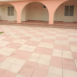 Жесткая плита для наружного применения - PAVÈ - FOGAZZA PAVIMENTI - напольная / квадратная