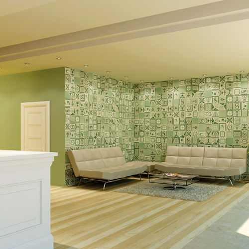 Старинная жесткая плита - PATCHWORK VERDE - FOGAZZA PAVIMENTI - для интерьера / напольная / настенная